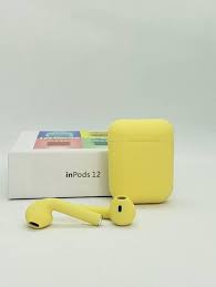 Audífonos Auriculares Bluetooth Tipo Airpods Amarillo